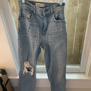 Abercrombie 90’s straight ultra high rise